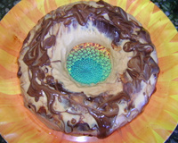 Sorvete enformado de doce de leite