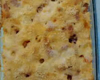 Souflé de legumes com queijo