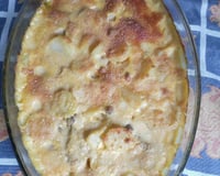 Coxa com sobrecoxa ao creme de milho