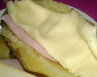 Batata recheada fácil