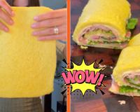WRAP SEM GLÚTEN: só com 4 ingredientes, receita de forno é fácil e low carb, é só seguir o passo a passo