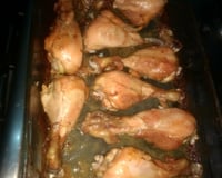 Coxa de frango assada com batatas