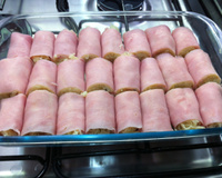 Canelone diferente recheado com cabelo de anjo