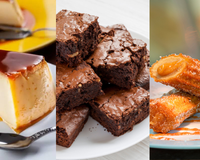 3 sobremesas fáceis que sempre faço na airfryer: já salva essas receitas de pudim de leite, brownie de chocolate e churros
