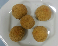 Bolinho fit de frango e batata doce
