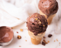 Sorvete de Chocolate à Base de Philadelphia