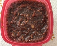 Doce de banana com chocolate