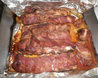 Costelinha de Porco no Mel e Sal Grosso