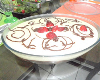 Torta de trufas preta e branca