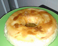 Pudim de leite com sintonia (castanha de caju com canela)