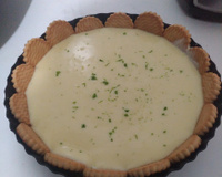 Torta de limão com chocolate branco