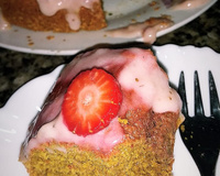 Bolo integral de beterraba