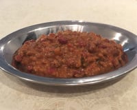 Chilli mexicano de carne moída