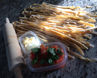 Massa para macarrão caseiro