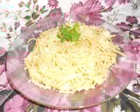 Macarrão alho e óleo saboroso