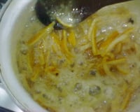 Casca de laranja açucarada