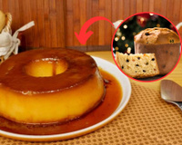 Esse pudim de panetone vai ser a sua nova receita favorita para usar as sobras do pão de Natal