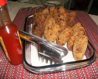 Bolinho de Mandioca com Carne do Queidinho