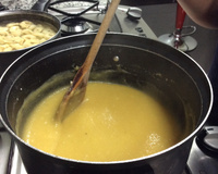 Sopa de fubá prática