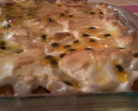 Pavê de maracujá com suspiro