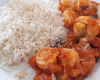 Camarão no molho de tomate