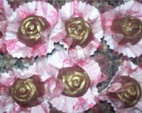 Bombom de chocolate com recheio de maracujá