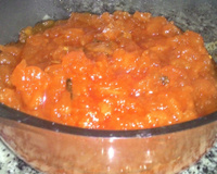 Doce de mamão maduro da Emeliza