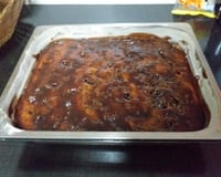 Bolo de cenoura com cobertura de chocolate