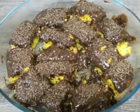 Bolo de cenoura com cobertura de ganache