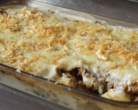 Fricassê de carne moída