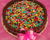 Bolo barril de confete