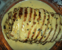 Lombo suíno ao molho de maracujá