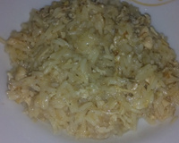 Arroz com frango saboroso