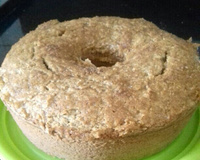 Bolo de banana com aveia