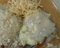 Bife ao creme de cebola