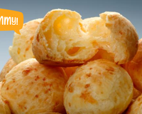 Pão de queijo caseiro com 4 ingredientes: é só misturar e levar ao forno; receita fácil e yummmm que delícia!