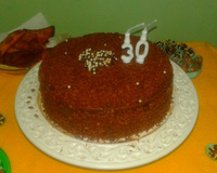 Bolo simples de chocolate