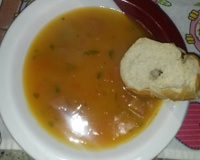 Caldo de mandioquinha