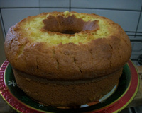 Bolo de laranja com casca da Júlia