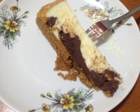 Torta de leite em pó com creme de avelã