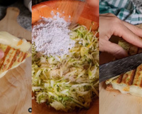 Misto quente saudável com pão de abobrinha só tem 200 calorias e a receita é muito simples e fácil de fazer