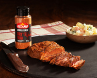 Bife ancho com dry rub bovino com maionese de batata 