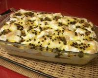 Pavê mousse de maracujá