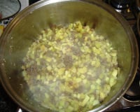 Picadinho de mamão verde