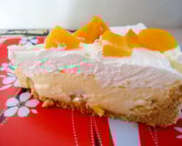 Torta mousse de pêssego