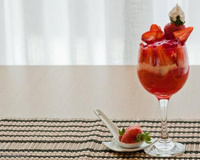 Gelatina com morangos inspirada em The Office