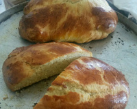 Pão caseiro simples (pão sovado)