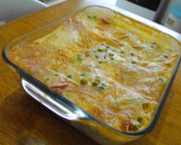 Salsicha com creme de queijo