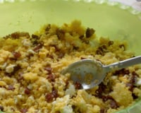 Farofa simples de cuscuz