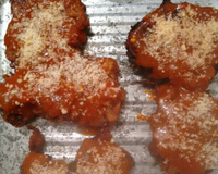 Bife à parmegiana sem complicação e sem ovo